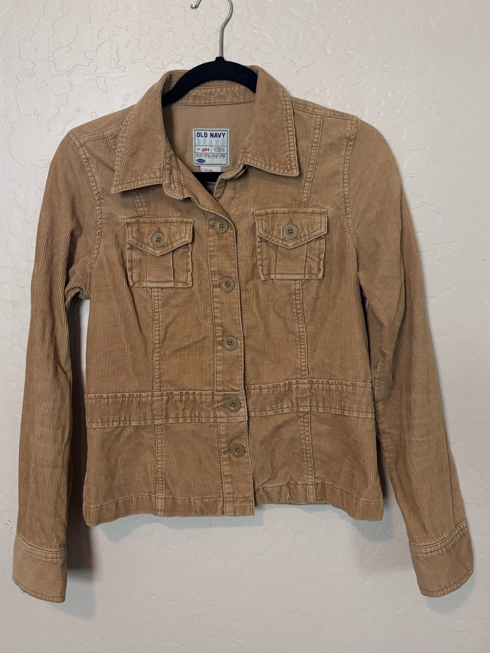 Old Navy Brand Tan Corduroy Utility Jacket Women's Small